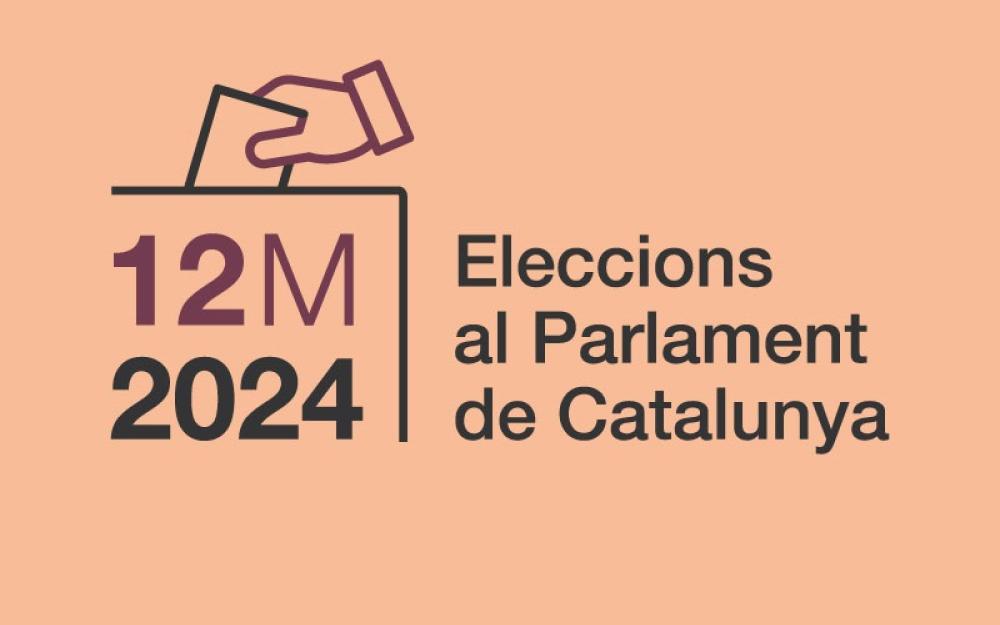 Bànner Eleccions al Parlament de Catalunya 12 maig 2024