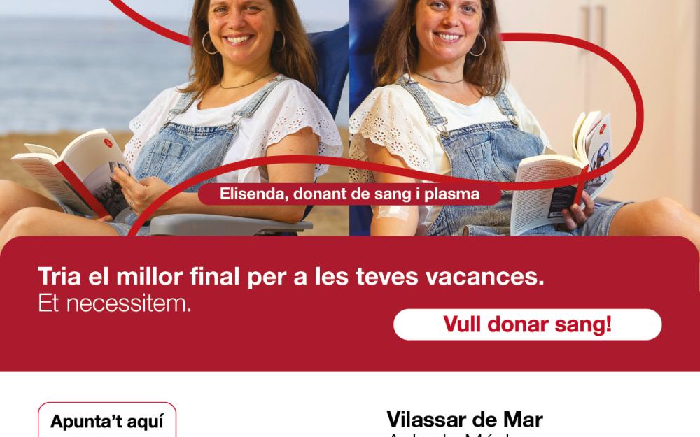 Donació de sang 28 d'agost i 7 de setembre