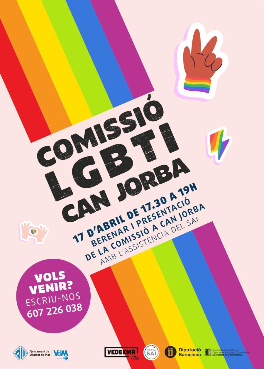 Cartell comissió LGBTI Can Jorba