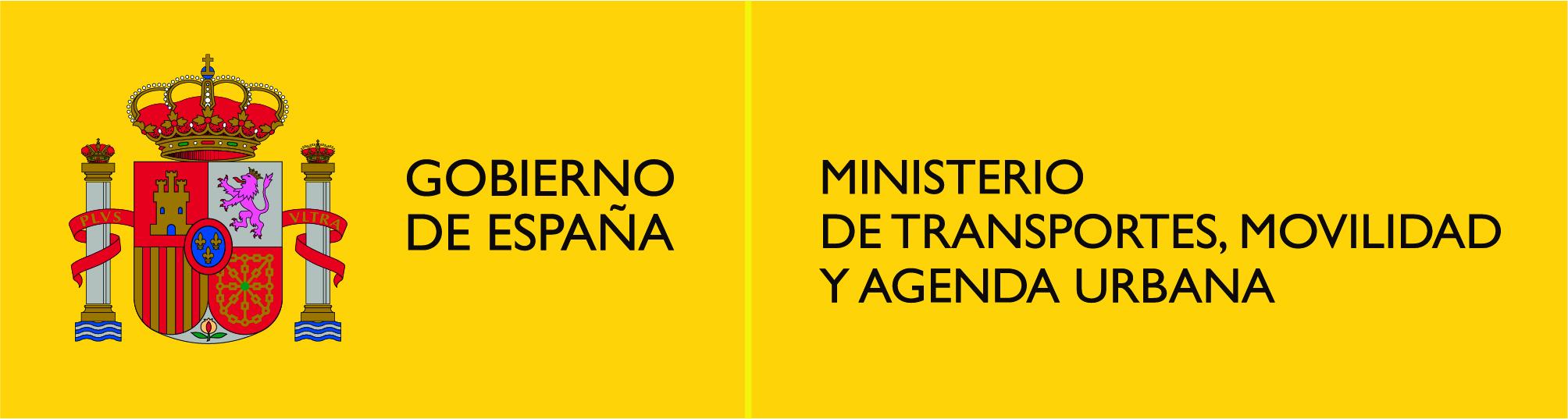 Logo Ministerio de Transportes, movilidad y agenda urbana Logo Ministerio de Transportes, movilidad y agenda urbana