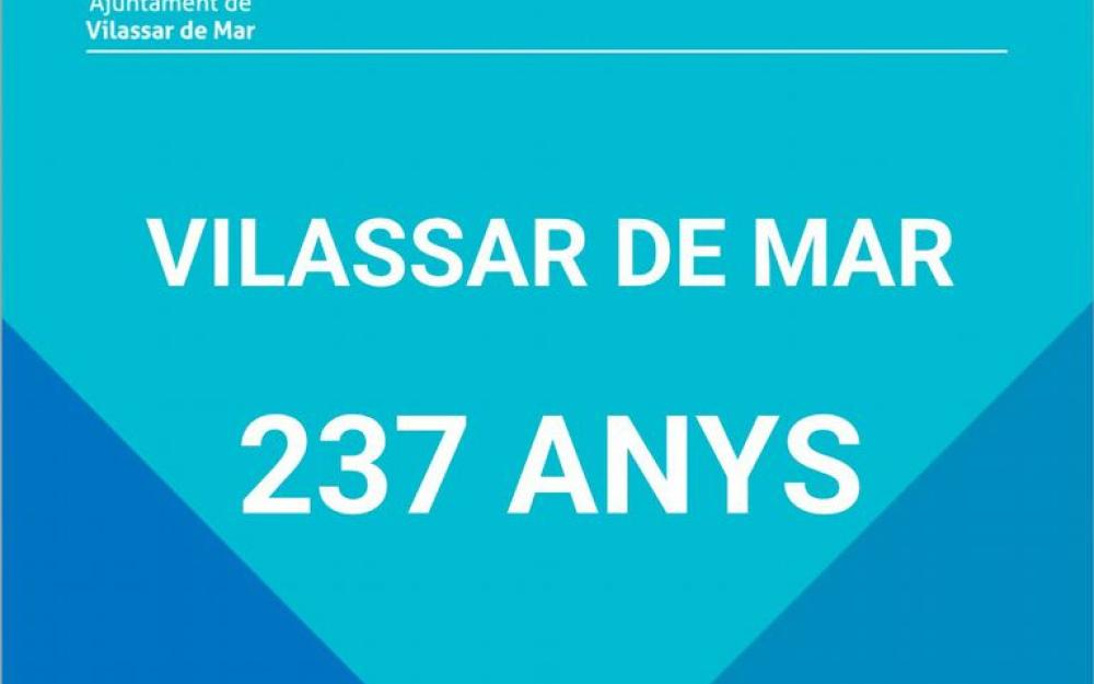 Bànner 237 anys Vilassar de Mar