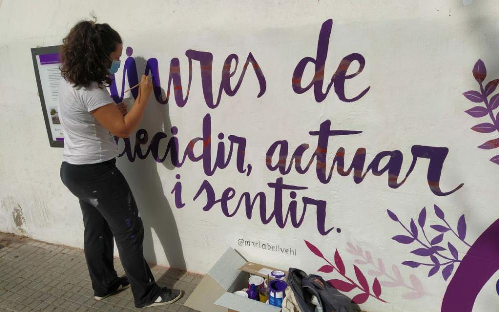 Recuperació mural violència masclista