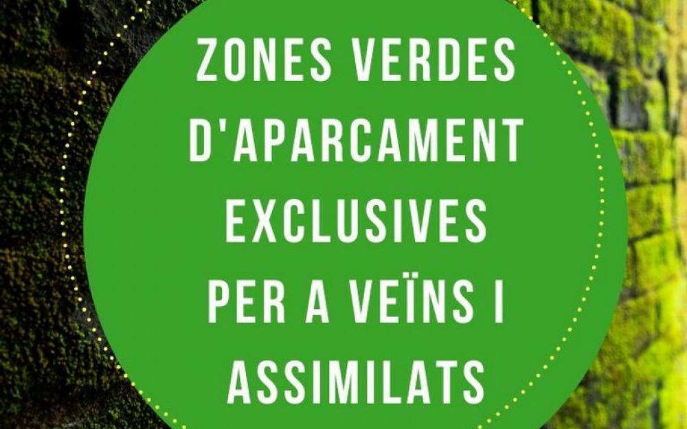 Zones verdes exclusives veïns i assimilats