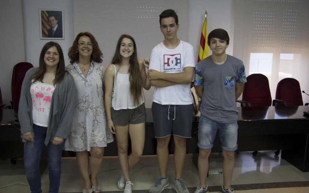 Alumnes projectes guanyadors Ajuntament Jove 2015