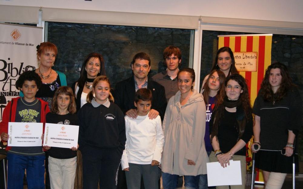 Grup premiats Mostra Literària 2011