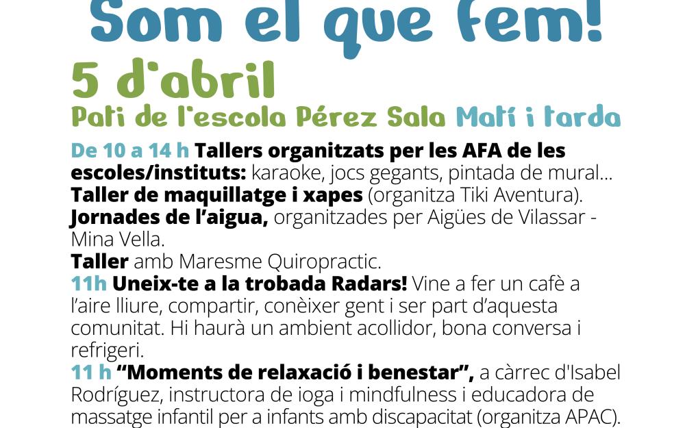 Programació del 5 d'abril Setmana de la Salut