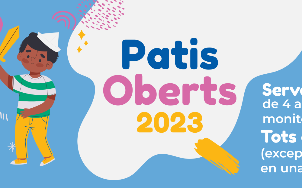 Bànner Patis Oberts 2023