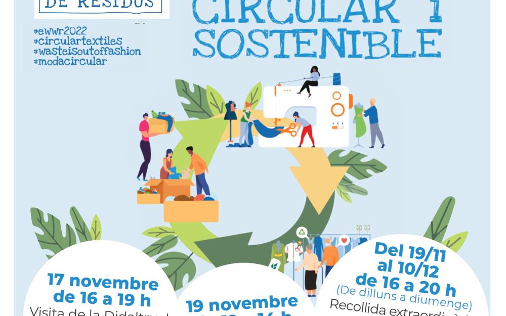 Cartell amb les activitats de la Setmana Europea de Prevenció de Residus