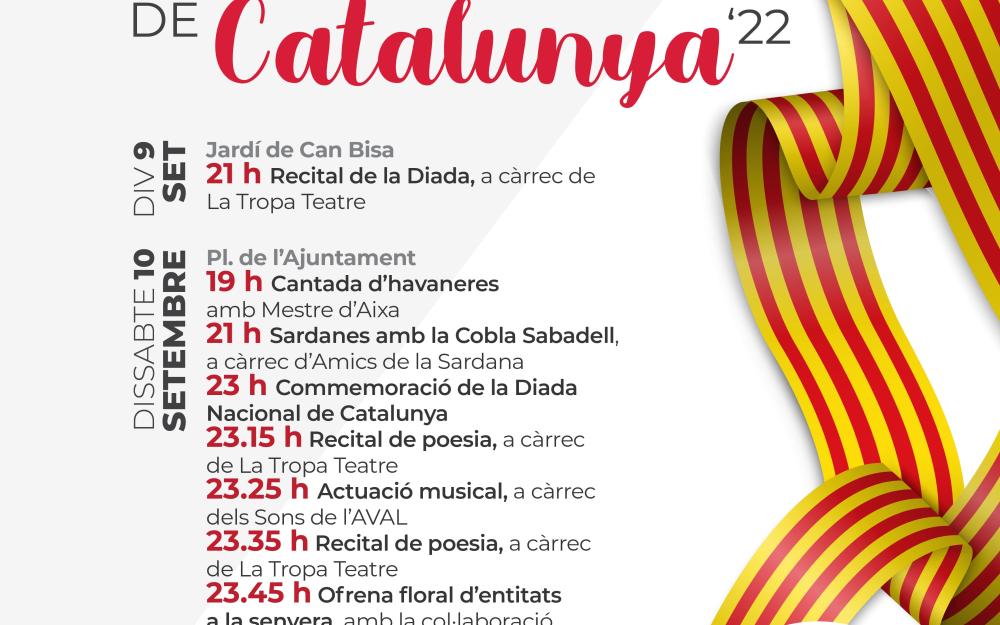 Cartell Diada Nacional de Catalunya 2022