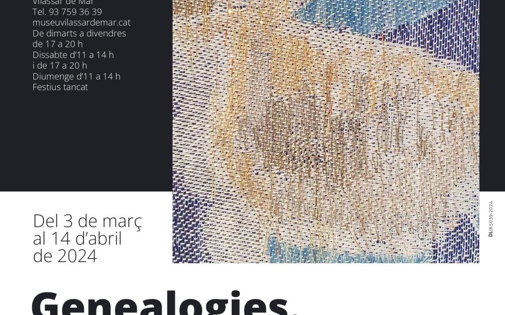 Cartell de l'exposició "Genealogies. Geometries esvaïdes"