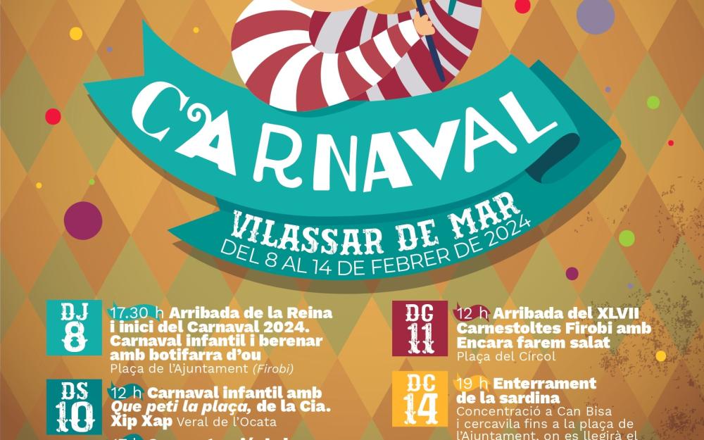 Cartell de la programació del Carnaval 2024