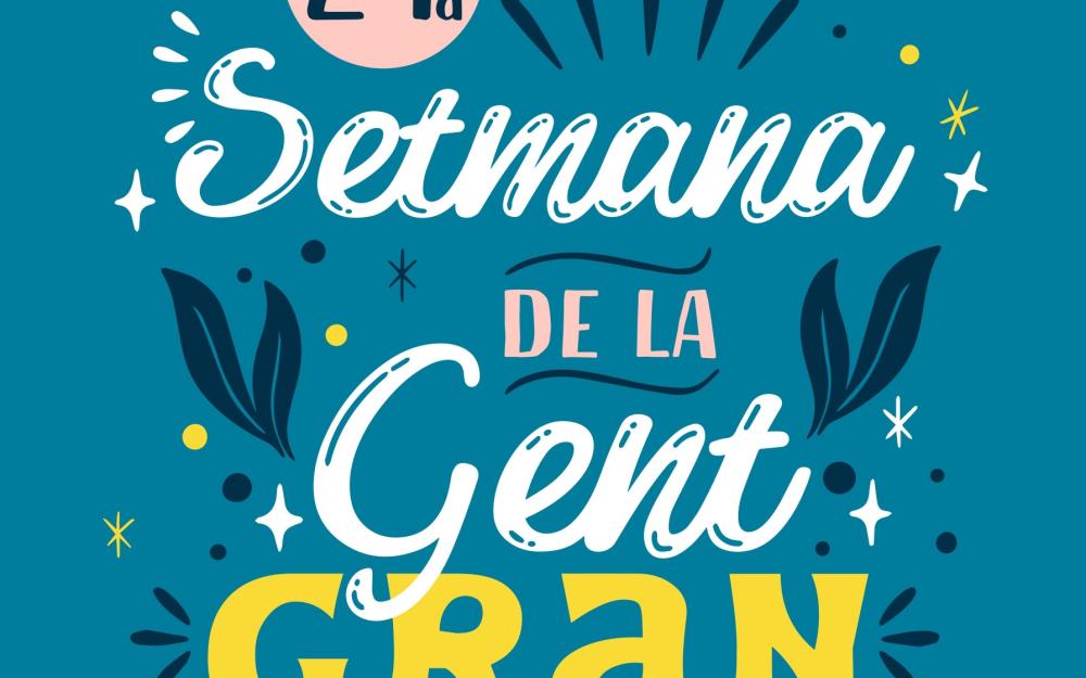 Cartell de la 24a Setmana de la Gent Gran