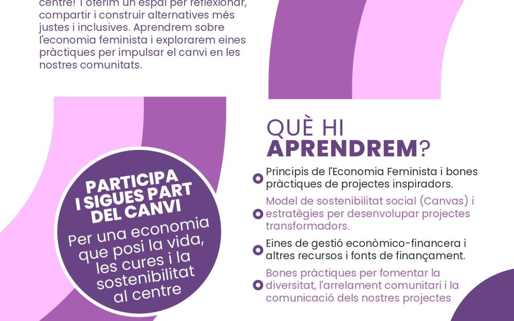 Cartell "Economies feministes i plurals"