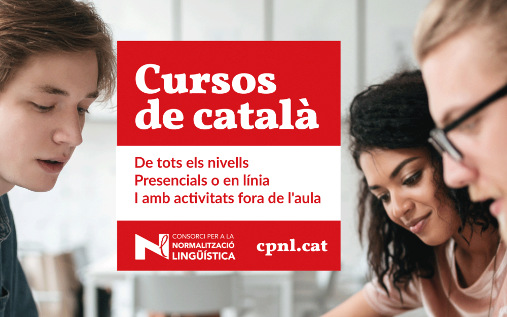 Cartell cursos de català del CNL Maresme