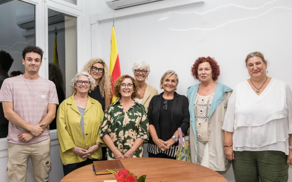 Cabré amb membres del govern municipal
