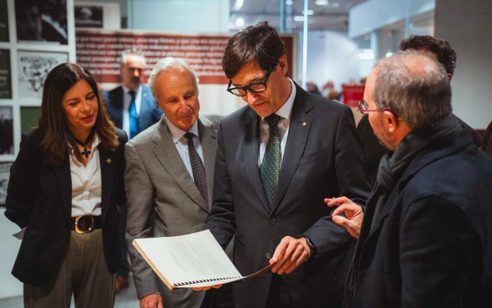 Acte Salvador Illa Homenatge Ernest Lluch