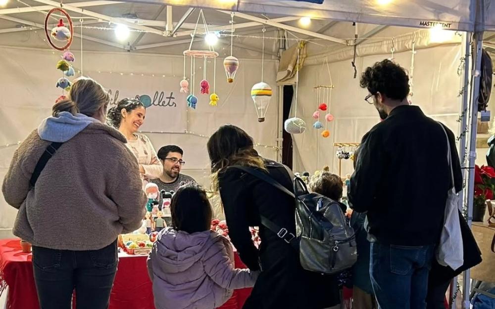Una de les parades de la Fira de Nadal 2024