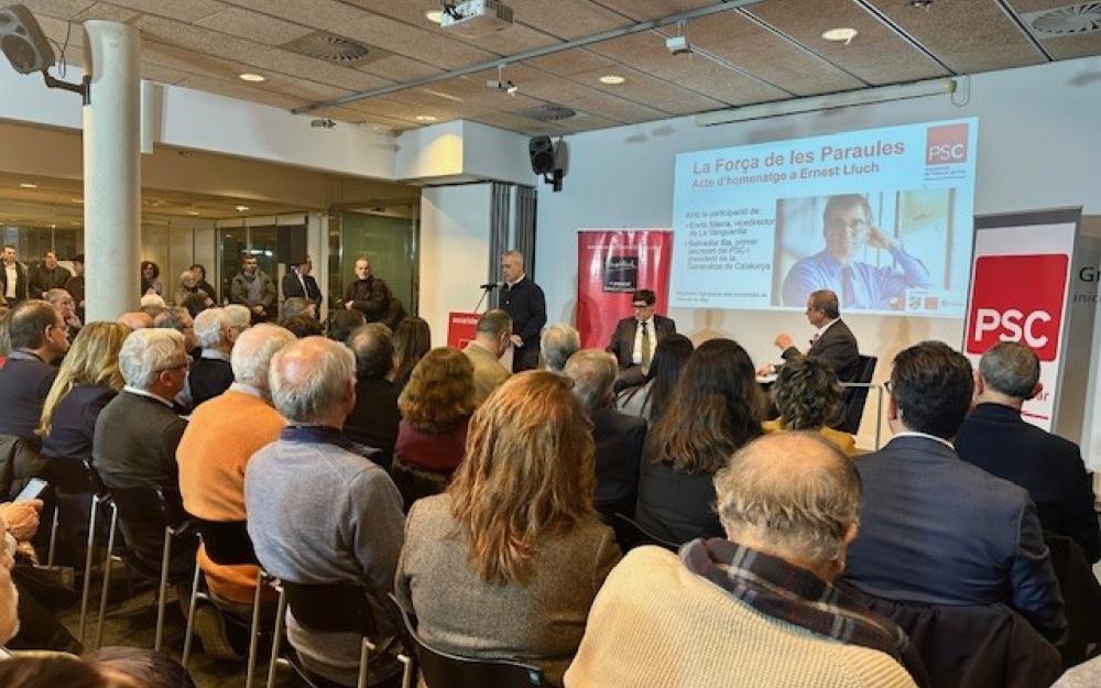 Acte Salvador Illa Homenatge Ernest Lluch