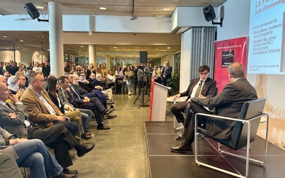 Acte Salvador Illa Homenatge Ernest Lluch