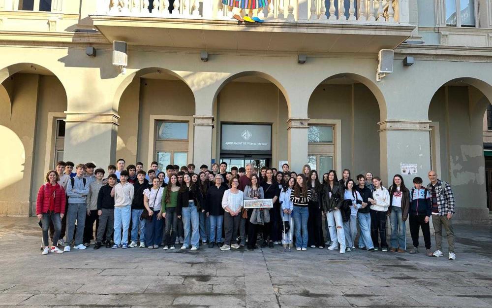 Fotografia de grup de la rebuda institucional