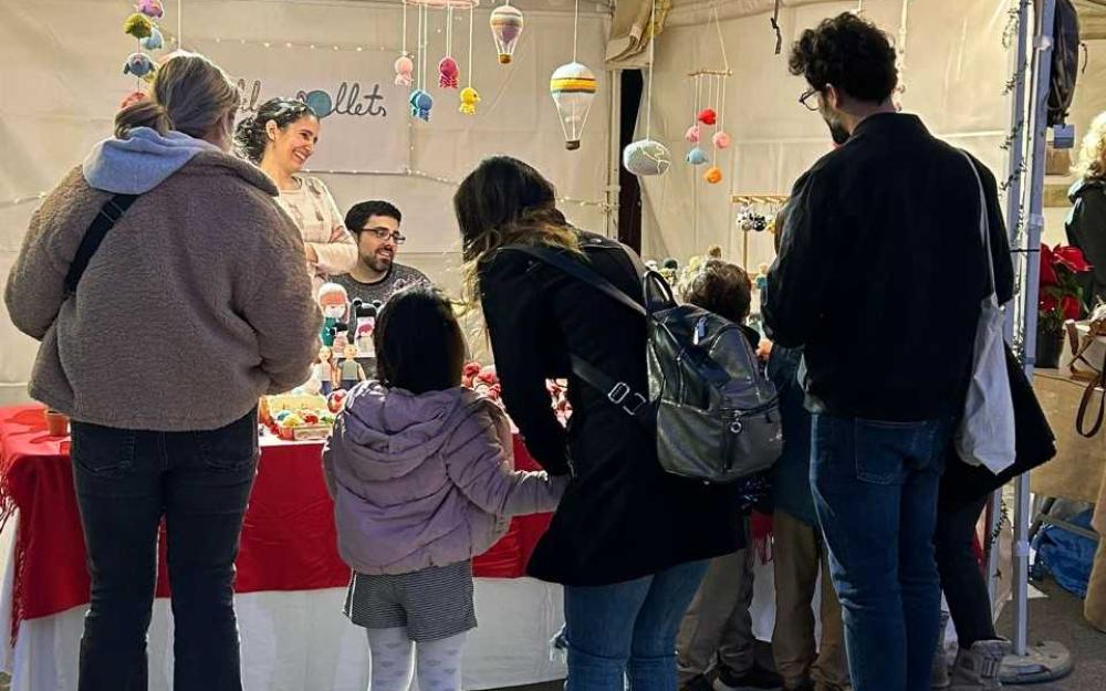 Una de les parades de la Fira de Nadal 2024