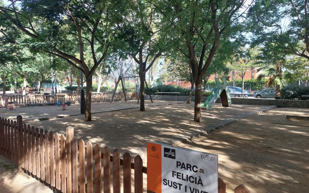 Parc Felicià Sust i Vives abans de la millora 
