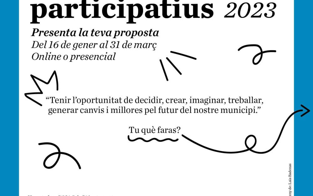 Cartell Pressupostos Participatius 2022-2023