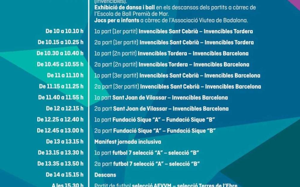 Programa Jornada esportiva inclusiva