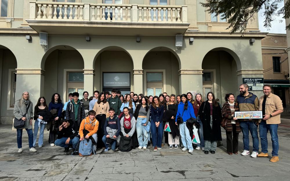 Rebuda de l'alumnat alemany