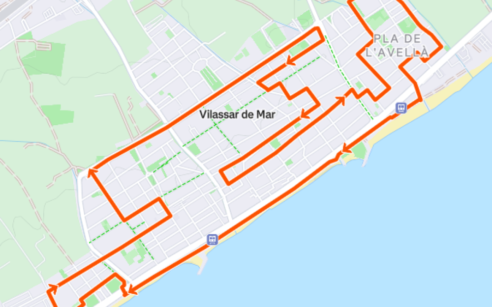 Recorregut de 10 km. 