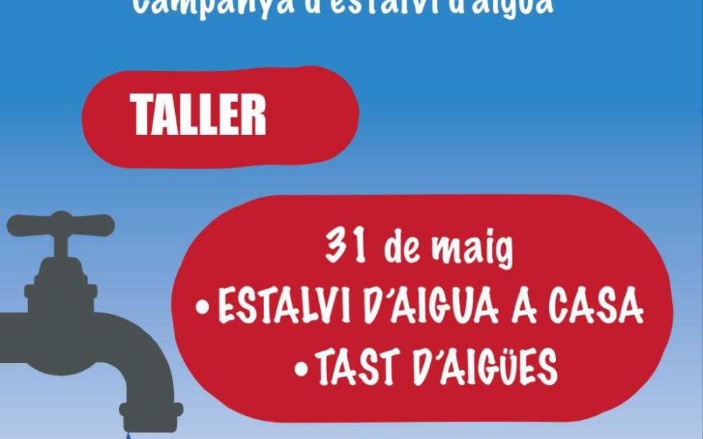 Taller d'estalvi d'aigua a casa