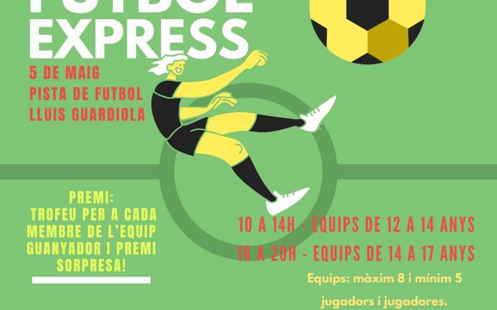 Cartell del torneig de futbol express