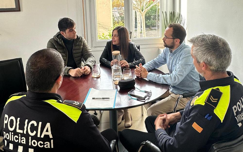 Reunió de coordinació amb Cabrera de Mar en temes de seguretat