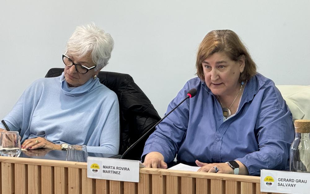Parlament de Marta Rovira, d'ERC-VdMFutur, a la moció de censura