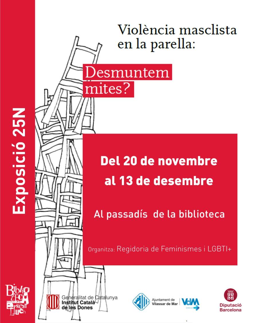 Exposició "Violència masclista en la parella: desmuntem mites?"