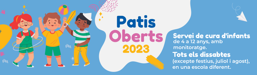 Bànner Patis Oberts 2023