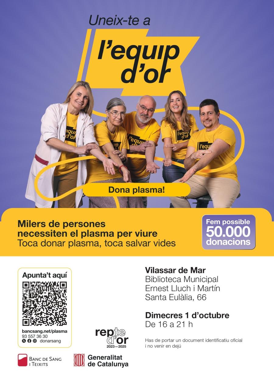 Donació de sang 1 d'octubre