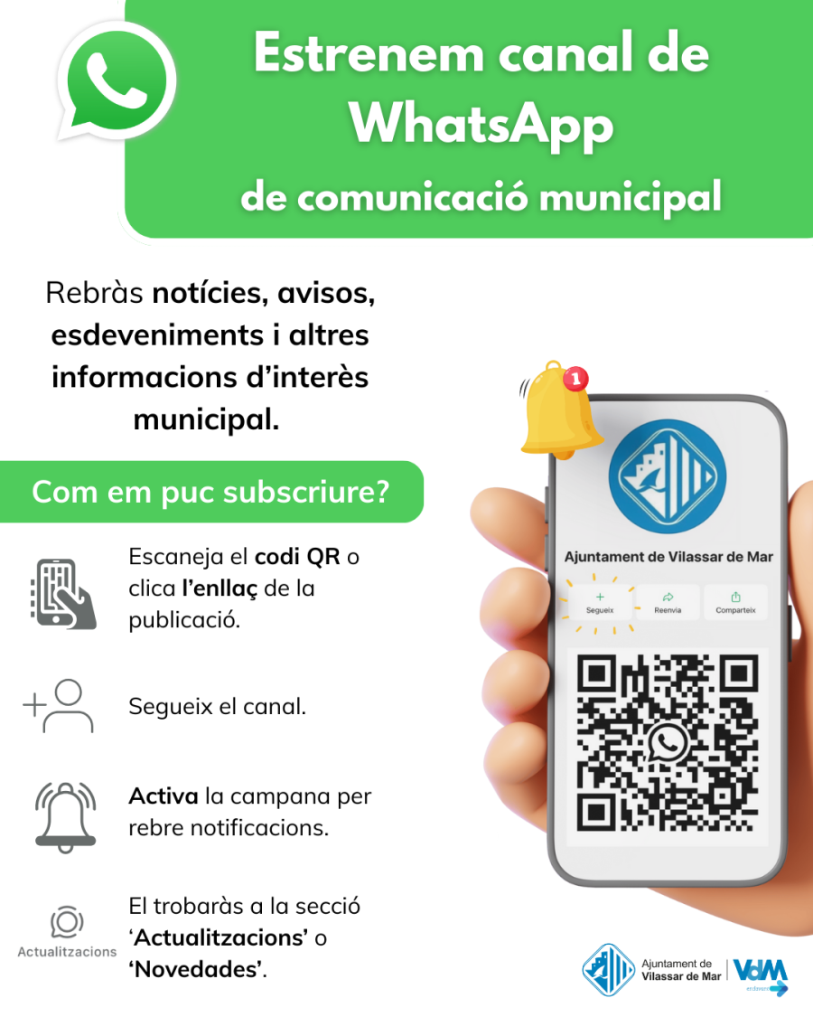Estrenem nou canal de WhatsApp