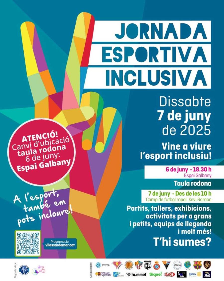 Cartell canvi d'ubicació de la taula rodona del 6 de juny