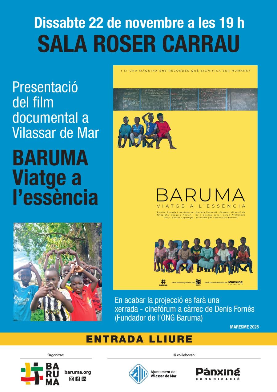 Presentació del documental "Baruma, viatge a l'essència"