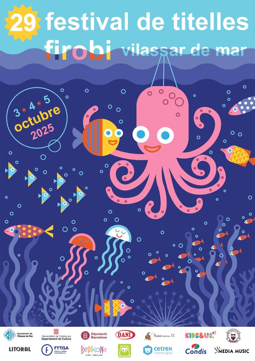Cartell del 29è Festival de titelles Vilassar de Mar Firobi