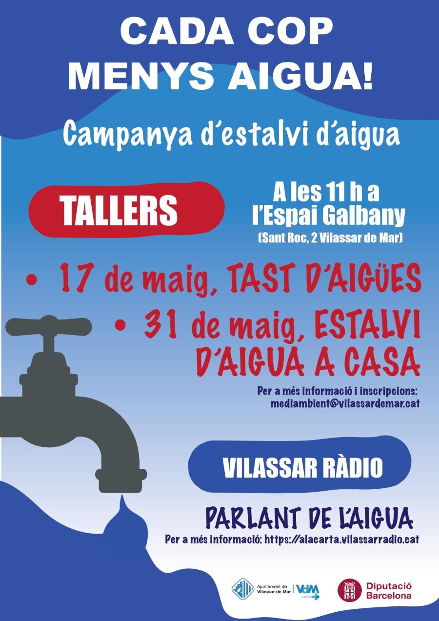 Cartell genèric de la campanya d'estalvi d'aigua
