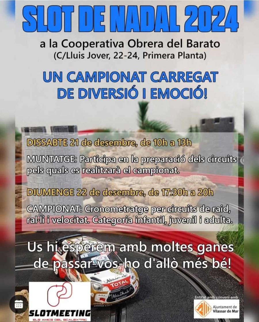 Cartell Slot de Nadal 2024