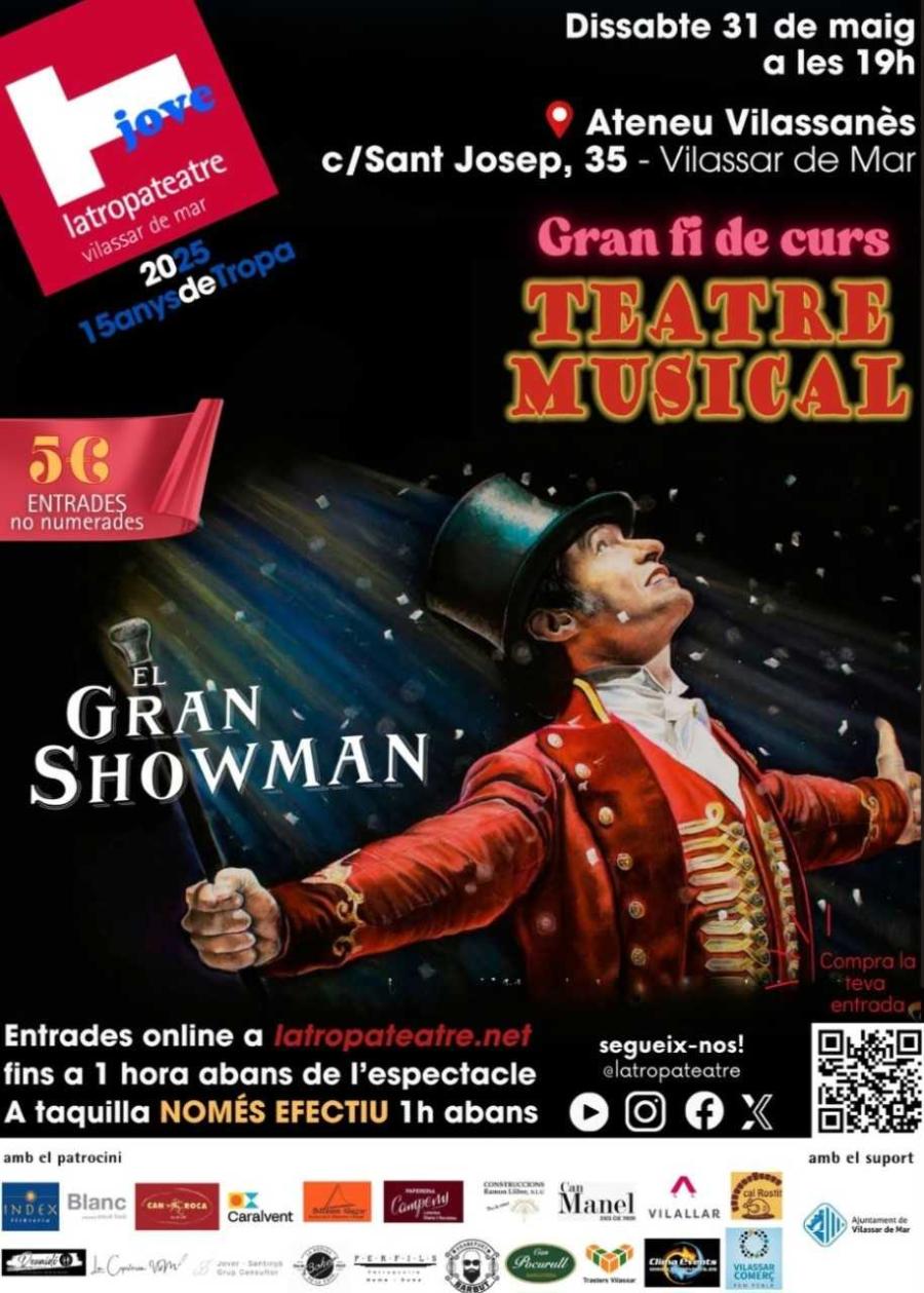 Cartell "El gran showman"