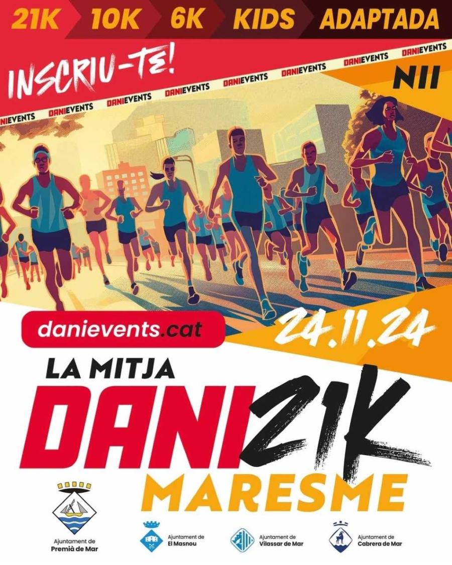 Cartell La Cursa Dani Maresme