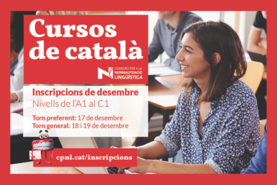 Cartell cursos de català CNL