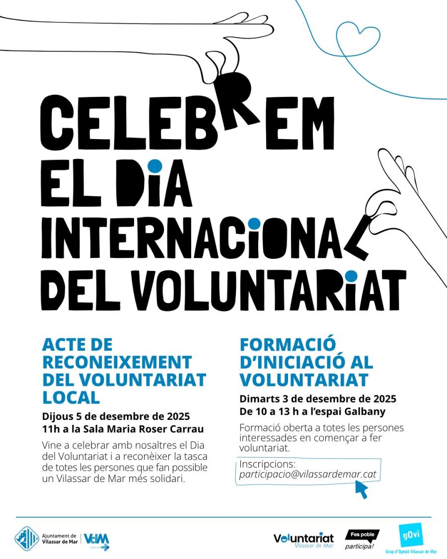 Cartell Dia Internacional del Voluntariat 2025