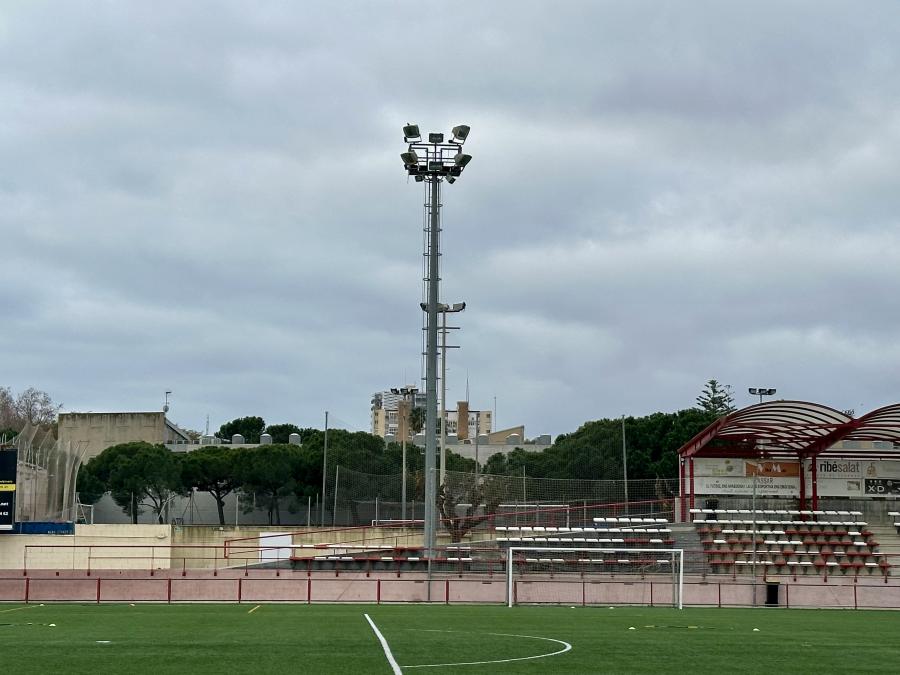 Enllumenat camp futbol