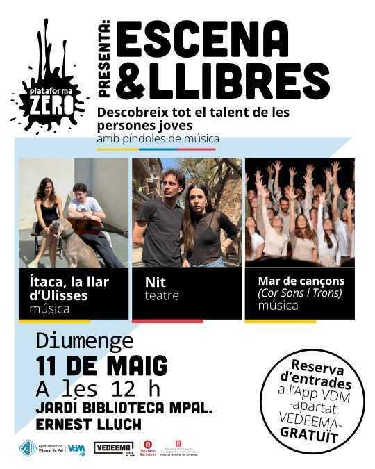 Cartell de l'Escena & Llibres de l'11 de maig de 2025