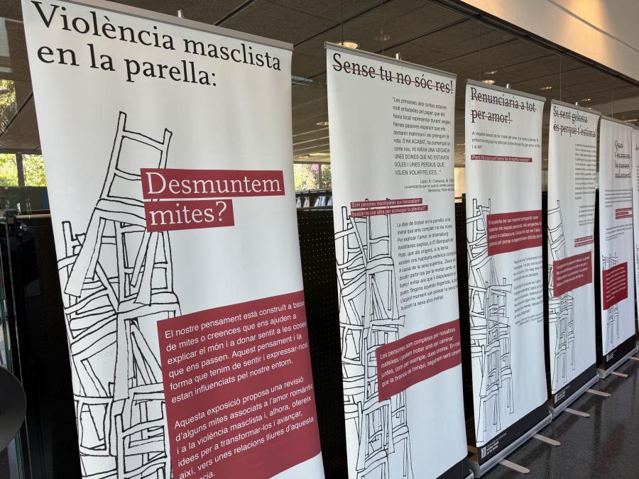Exposició "Violència masclista en la parella: desmuntem mites?"